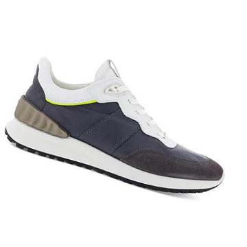 Men's Ecco Astir Casual Shoes White / Light Green | Canada 456NWY